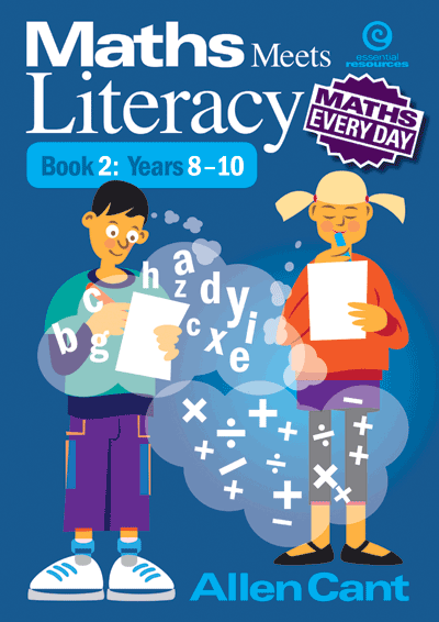 Maths Every Day: Maths Meets Literacy Book 2 Years 8-10 Cover