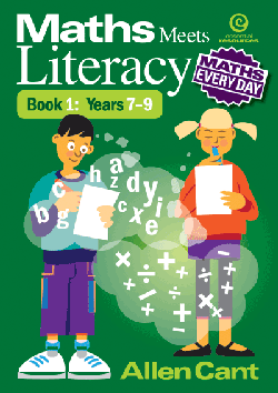 Maths Every Day: Maths Meets Literacy Book 1 Years 7-9