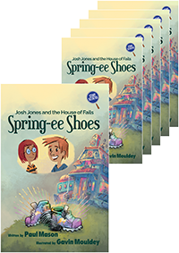 Josh Jones and the House of Fails – Spring-ee Shoes: Title Set