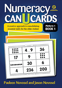 Numeracy CAN U CARDS for the older student P1 Book 1