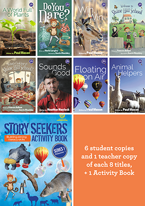 Story Seekers Class set for struggling readers