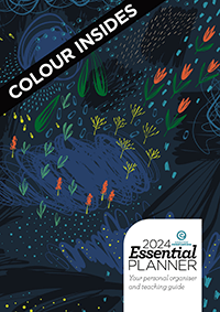 The Essential Planner 2024 - Dark Garden - Colour insides