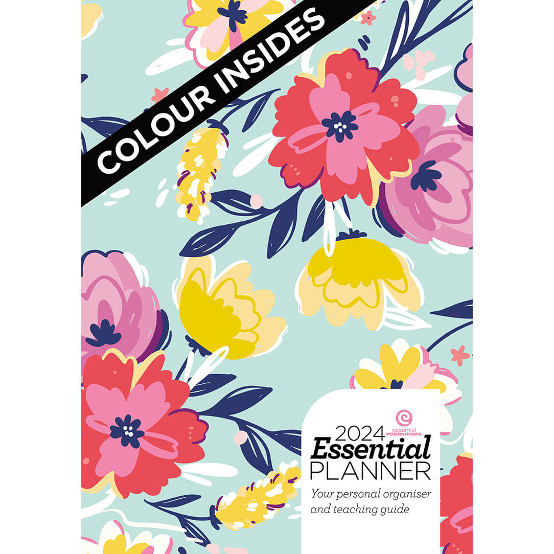 The Essential Planner 2023 - Floral - B&W insides