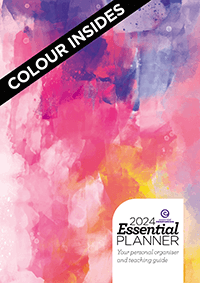 The Essential Planner 2024 - Painted - Colour insides