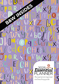 The Essential Planner 2025 - Alphabet - B&W insides