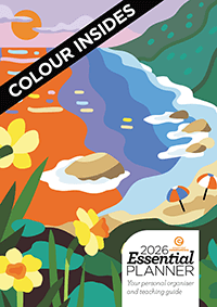 The Essential Planner 2026 - Beach - Colour insides