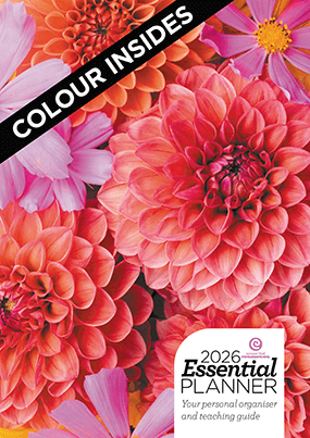 The Essential Planner 2026 - Flowers - Colour insides