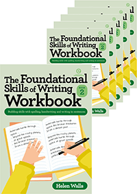 The Foundational Skills of Writing Workbook, Book 2 - 6 pack